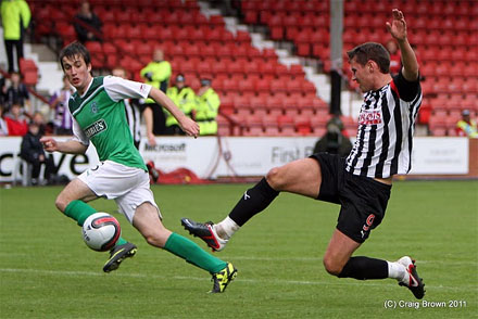 Andy Barrowman v Hibs Andy Barrowman v Hibs