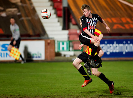 James Thomas heads on target James Thomas heads on target