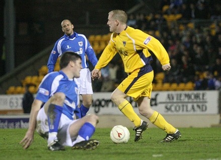 Alex Burke v St Johnstone Alex Burke v St Johnstone