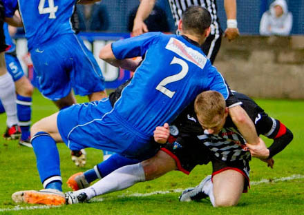 Andy Geggan gets crushed Andy Geggan gets crushed