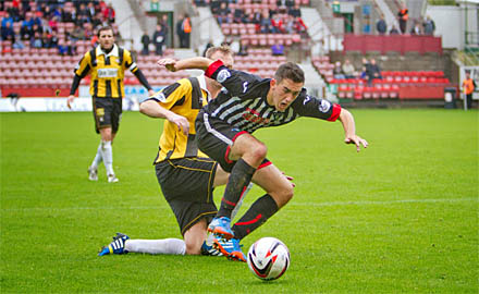 Shaun Byrne v East Fife