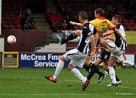 Aaron Muirhead own goal Aaron Muirhead own goal