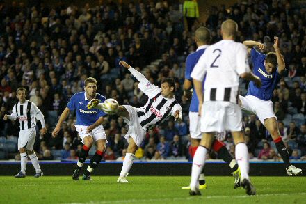 Steven Bell v Rangers Steven Bell v Rangers