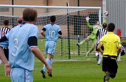 Ryan Goodfellow pulls off another fine save Ryan Goodfellow pulls off another fine save