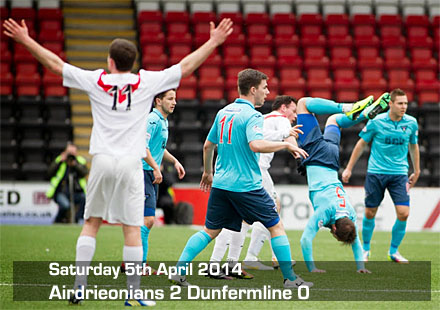 Airdrieonians 2 Dunfermline 0 Airdrieonians 2 Dunfermline 0