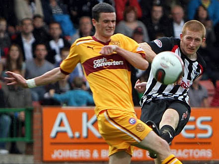 Jason Thomson v Motherwell Jason Thomson v Motherwell