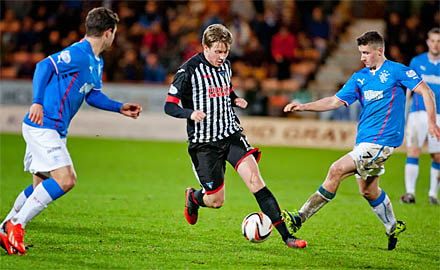 Jordan Moore v Rangers Jordan Moore v Rangers