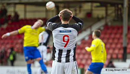 Andy Barrowman laments penalty miss Andy Barrowman laments penalty miss