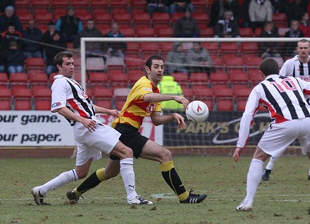 Graeme Holmes v Partick Thistle 14/02/09 Graeme Holmes v Partick Thistle 14/02/09