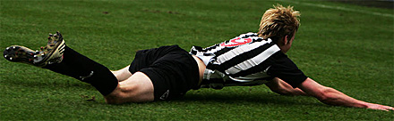 Blair Henderson scores the winner
