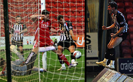 DUNFERMLINE v ABERDEEN 1-1 DUNFERMLINE v ABERDEEN 1-1