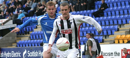 Andy Kirk v St Johnstone Andy Kirk v St Johnstone