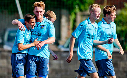 Craig Dargo celebrates goal v East Stirlingshire Craig Dargo celebrates goal v East Stirlingshire