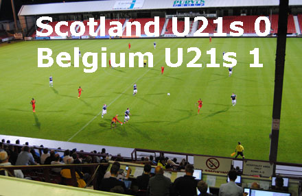 SCOTLAND U21s v BELGIUM U21s SCOTLAND U21s v BELGIUM U21s