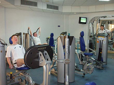 In gym in Cyprus In gym in Cyprus